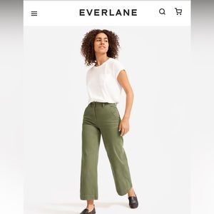 Everlane Cropped Wide Leg Pant